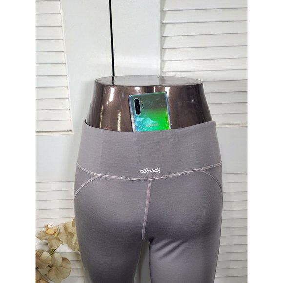 Allbirds Women's Gray Tencel Natural High-Waist Leggings Medium 1368 - Picture 6 of 15